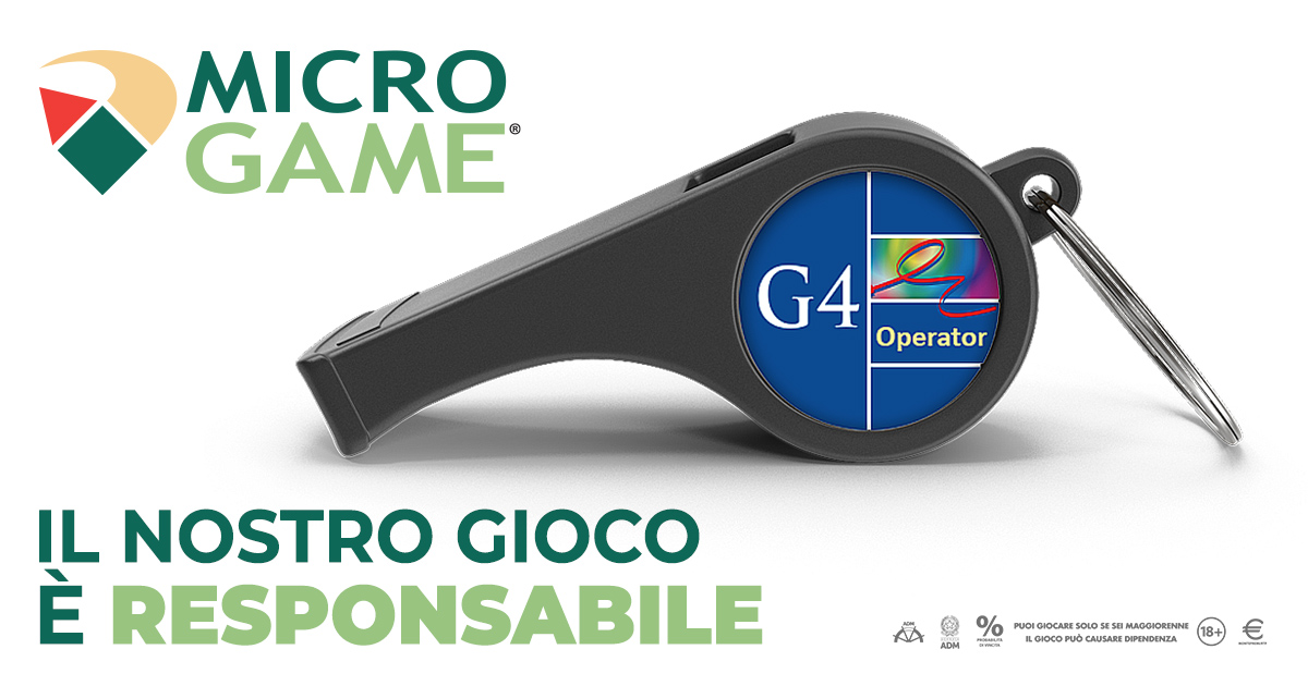 Microgame ottiene la certificazione G4 per il Gioco Responsabile