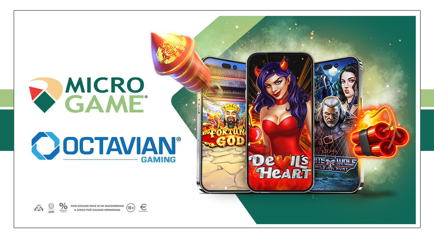 Microgame arricchisce il suo casinò online con i giochi Octavian Gaming